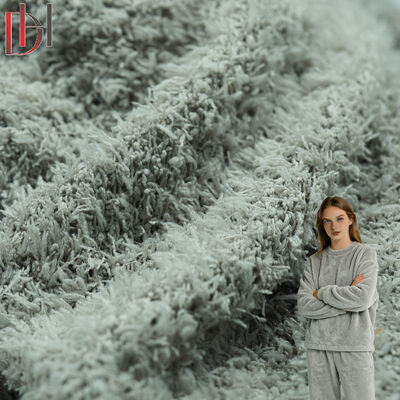 kaufen 97% Polyester Tricot Fleece Stoff 280gm für Heimwäsche Handtuch Pyjamas online manufacture