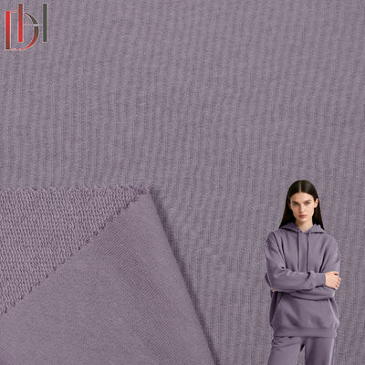 acheter 100% coton Tissu de chemise à capuche d'hiver 380gm Tissu textile léger Tissu de chemise tissée online manufacture