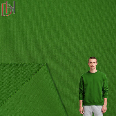 Buy 80% Cotton 20% Polyester Fabric 280gsm Hooded Shirt French Circle Pattern Woolen Fabric online manufacture