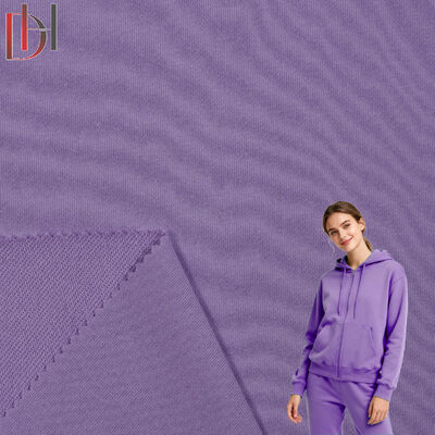 acheter Tissus tricotés biologiques 280GSM Tissu de chemise polyester en coton hivernal respirant online manufacture