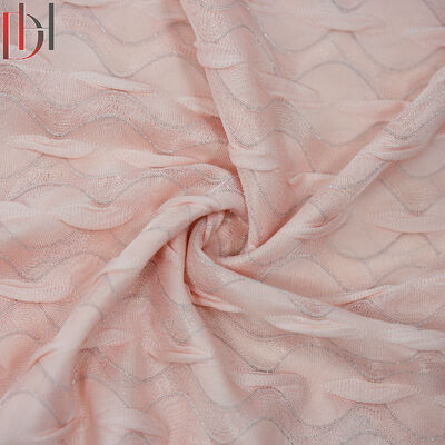 Buy High End Jacquard Fabric 95% Polyester Custom Made Yarn Dyed Pattern For Dress online manufacture