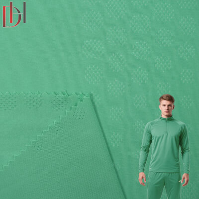 Buy Garment Breathable Knitted Fabric 100% Polyester Textile Jacquard Clothing Fabric online manufacture