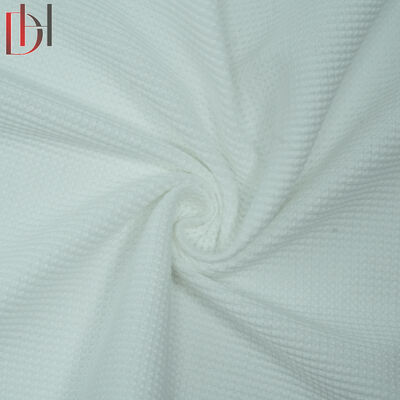 Beli 65% Polyester 35% Kain Katun Ramah Lingkungan Bernafas Membalas noda Kain Waffle online manufacture