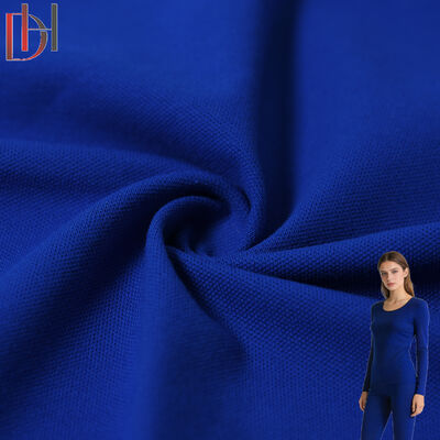 Buy High-End Summer Fashion Premium 200G/M Knitted 96% Cotton 4% Spandex Stretch Abrasion-Resistant Pique Fabric online manufacture