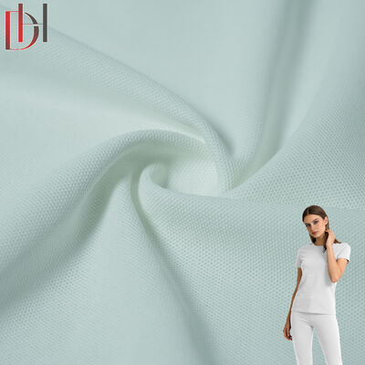 buy Factory Direct 63% Cotton 37% Polyester Blended Knit Double Pique Fabric 210gsm 190cm For Premium T-shirt Garment online manufacture