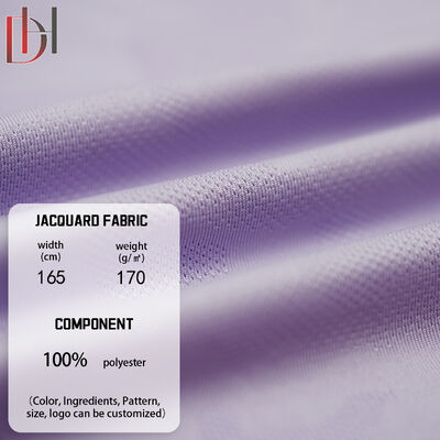 buy Uniform Color Polyester Jacquard Mesh Knitted Fabric For Large Sport Event Garments online manufacture