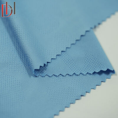 mua Thường phù hợp 170GSM Polyester đan Jacquard Mesh Fabric Tải co lại thấp Cho sản xuất quần áo thể thao online manufacture